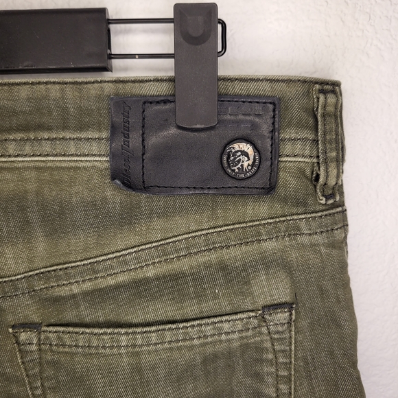 Diesel Denim Jeans size 29 Buster regular slim-tapered 0845K_stretch olive green - Picture 3 of 11